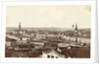 Panorama of buildings, churches and the harbor of Stockholm, Sweden by Anonymous
