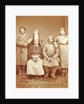 Group portrait of a Russian peasant family Russia by Anonymous
