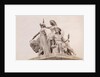 Group at the foot of the Albert Memorial in London: America by F.G.O. Stuart