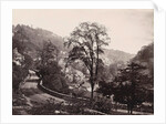 Panoramic view of houses and a road on a ridge in Matlock UK by Anonymous