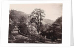 Panoramic view of houses and a road on a ridge in Matlock UK by Anonymous
