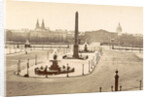 Place de la Concorde in Paris, France, in the middle an Egyptian obelisk and fountains by Anonymous