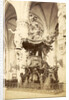 Pulpit in the Cathedral of Saint Michael and Saint Gudula, Sint-Michiel en Sint-Goedele in Brussels Belgium by Anonymous