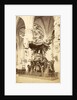 Pulpit in the Cathedral of Saint Michael and Saint Gudula, Sint-Michiel en Sint-Goedele in Brussels Belgium by Anonymous