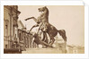 Picture of a horse tamer on Anitschkowbrug in St. Petersburg Russia by Anonymous