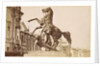 Picture of a horse tamer on Anitschkowbrug in St. Petersburg Russia by Anonymous