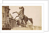 Picture of a horse tamer on Anitschkowbrug in St. Petersburg Russia by Anonymous