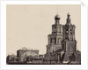 Exterior of a church and a building in Nizhniy Novgorod Russia by Anonymous