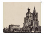 Exterior of a church and a building in Nizhniy Novgorod Russia by Anonymous
