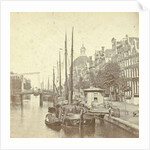 view of the Singel in Amsterdam by Anonymous
