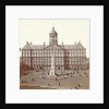 The Royal Palace in Amsterdam before national monument De Eendracht by Anonymous