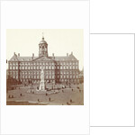 The Royal Palace in Amsterdam before national monument De Eendracht by Anonymous
