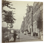 Singel over the Warmoesgracht, nowadays the Raadhuisstraat in Amsterdam by Anonymous