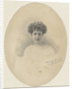 Oval colored portrait of Mrs Heemstra-Hollenberg de Beckfeldt by K. Collings