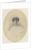 Oval colored portrait of Mrs Heemstra-Hollenberg de Beckfeldt by K. Collings