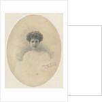 Oval colored portrait of Mrs Heemstra-Hollenberg de Beckfeldt by K. Collings