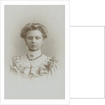 Studio portrait of young woman by Josephus Hendrikus Petrus Coppens