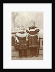 Studio portrait of two children by J. Siewers & Zoon