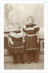 Studio portrait of two children by J. Siewers & Zoon