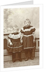 Studio portrait of two children by J. Siewers & Zoon