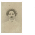 Studio Portrait of woman, bust by Machiel Hendricus Laddé