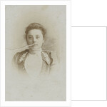 Studio Portrait of woman, bust by Josephus Hendrikus Petrus Coppens