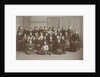 Class photo of the sixth grade of school girl Elisabeth Wolff by P.D. van Rhijn