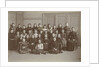 Class photo of the sixth grade of school girl Elisabeth Wolff by P.D. van Rhijn