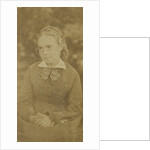 Portrait of a Young Woman with folded hands by Anonymous