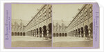 Liege Luik, The Palace of Justice, former palace of the bishops, interior view, taken in the first courtyard by Jules Queval