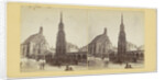Nurnberg Schonerbrunnen and Frauenkirche Germany by Johann Friedrich Stiehm