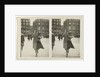 Stereo Portrait of saluting man by Anonymous