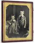 Portrait of a Young Boy and Girl by Anonymous