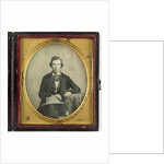 Portrait of a young man with hat by John Beattie