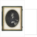 Portrait woman reading by Anonymous