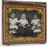 Portrait of three children by Anonymous