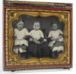 Portrait of three children by Anonymous