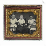 Portrait of three children by Anonymous