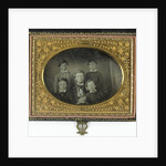 Portrait of a father and four sons by Anonymous