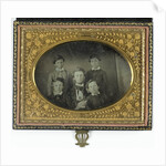 Portrait of a father and four sons by Anonymous
