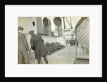 Aboard ship to New York in World War I, filmmaker among the guests on deck filming by Anonymous