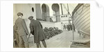 Aboard ship to New York in World War I, filmmaker among the guests on deck filming by Anonymous