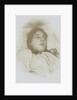 Post-mortem portrait of a woman with open eyes by J. Siewe