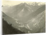 Illicilliwaet Valley and the Canadian Pacific Railway seen from Mount Abbot Glacier by William Notman