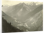 Illicilliwaet Valley and the Canadian Pacific Railway seen from Mount Abbot Glacier by William Notman