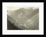 Illicilliwaet Valley and the Canadian Pacific Railway seen from Mount Abbot Glacier by William Notman