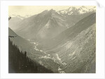 Illicilliwaet Valley and the Canadian Pacific Railway seen from Mount Abbot Glacier by William Notman
