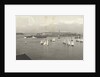 View of Saint-Malo, with sailing ships, France by CN & Co