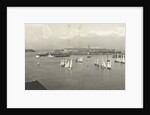 View of Saint-Malo, with sailing ships, France by CN & Co