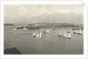 View of Saint-Malo, with sailing ships, France by CN & Co